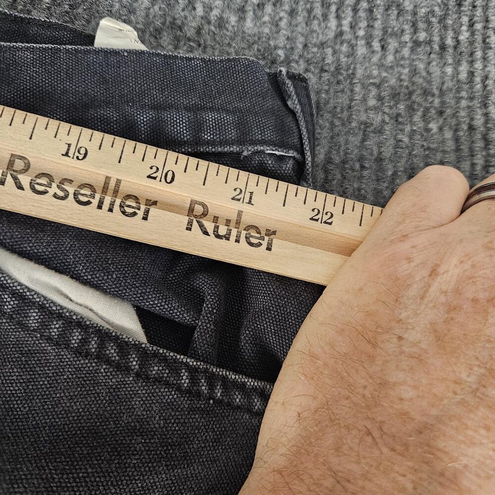 Dickies Carpenter Pants Mens 44 x 30 Gray Denim Workwear Utility Pocket Hammer - Picture 5 of 12